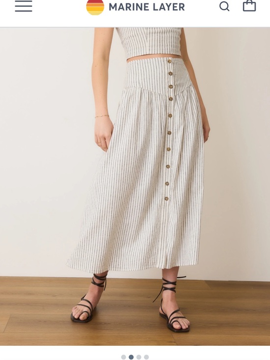 Marine Layer Dresses & Skirts - Marine Layer Jade Button Through Skirt
